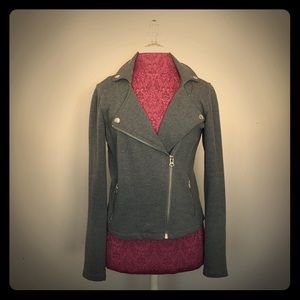 Forever 21 knit moto jacket size small